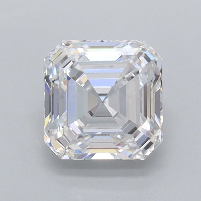 1.06 Carat Asscher Shaped, Ideal Cut, D Color, VVS1 Clarity, IGI Certified Lab Grown Diamond