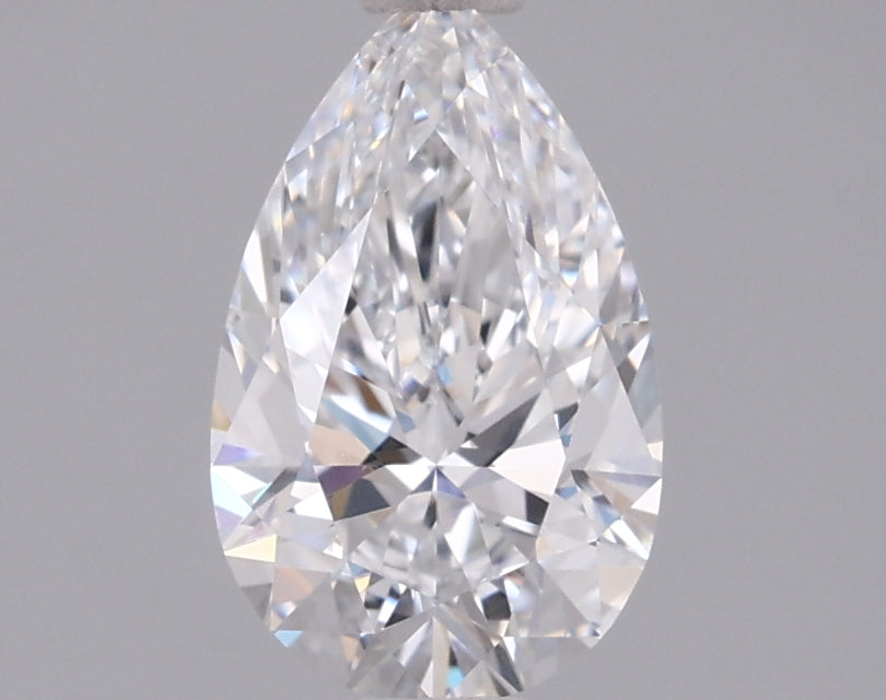 1.00 Carat Pear Shaped, Ideal Cut, D Color, VVS1 Clarity, IGI Certified Lab Grown Diamond