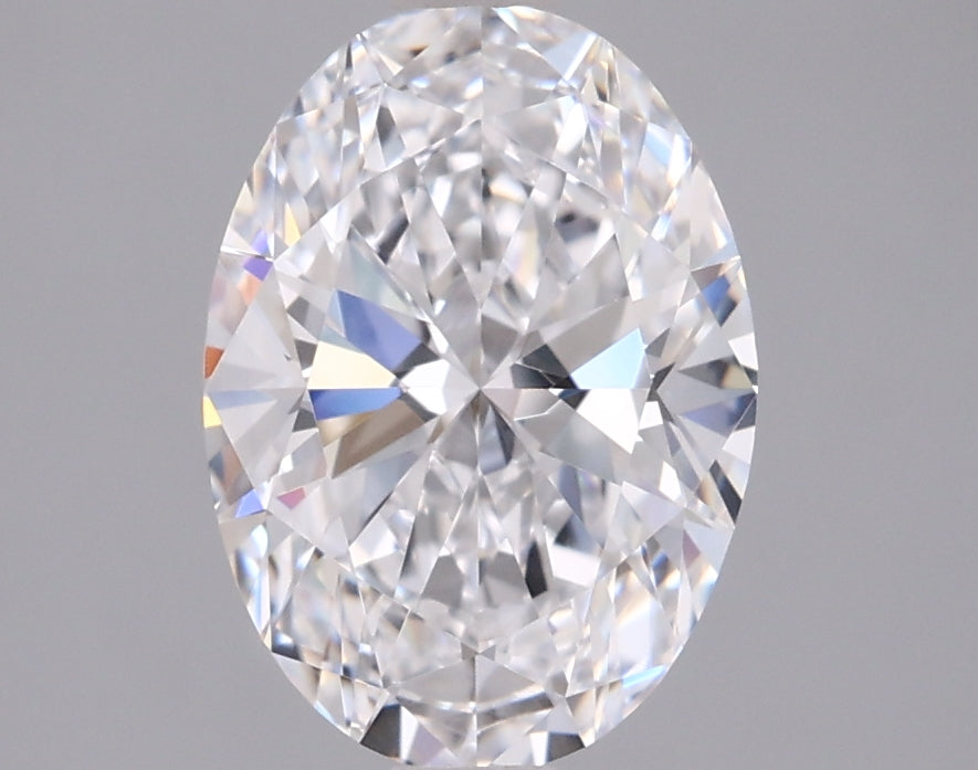 1.57 Carat Oval Shaped, Ideal Cut, D Color, VVS1 Clarity, IGI Certified Lab Grown Diamond