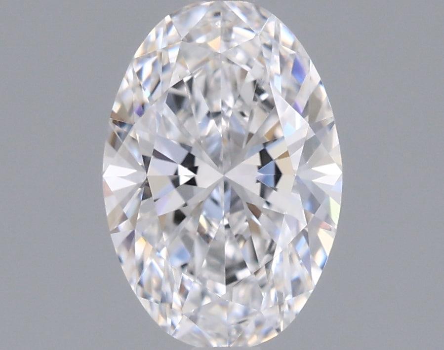 0.94 Carat Oval Shaped, Ideal Cut, D Color, VVS2 Clarity, IGI Certified Lab Grown Diamond