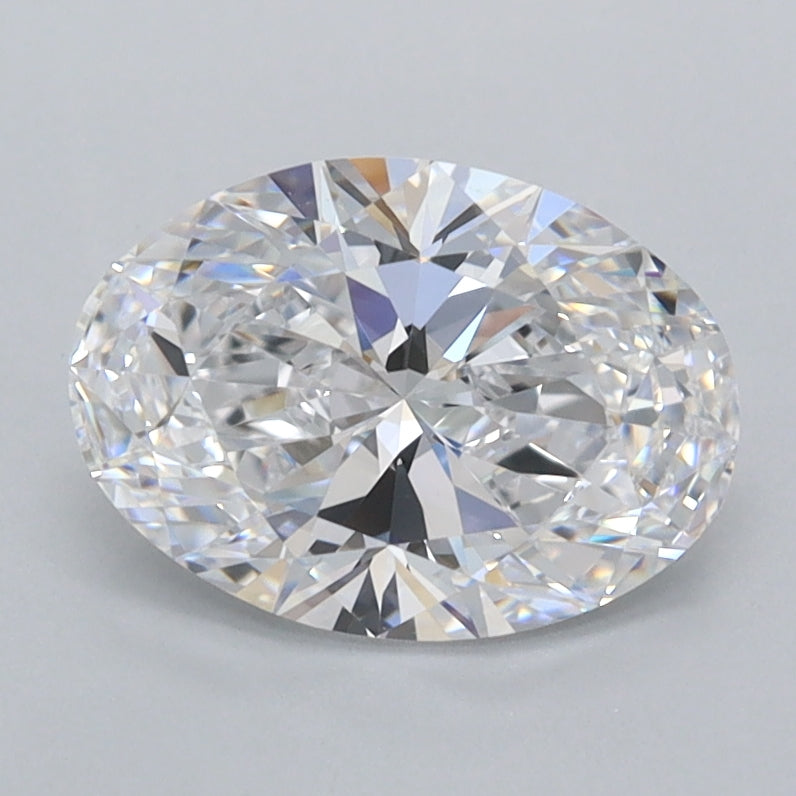 1.48 Carat Oval Shaped, Ideal Cut, D Color, FL Clarity, IGI Certified Lab Grown Diamond