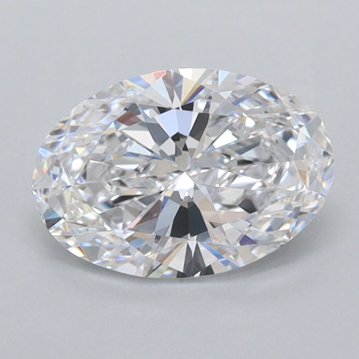 1.01 Carat Oval Shaped, Ideal Cut, D Color, VVS2 Clarity, IGI Certified Lab Grown Diamond