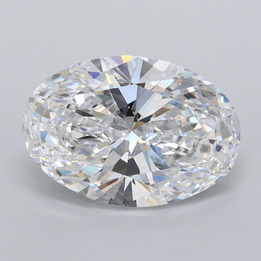 1.56 Carat Oval Shaped, Ideal Cut, D Color, VVS1 Clarity, IGI Certified Lab Grown Diamond