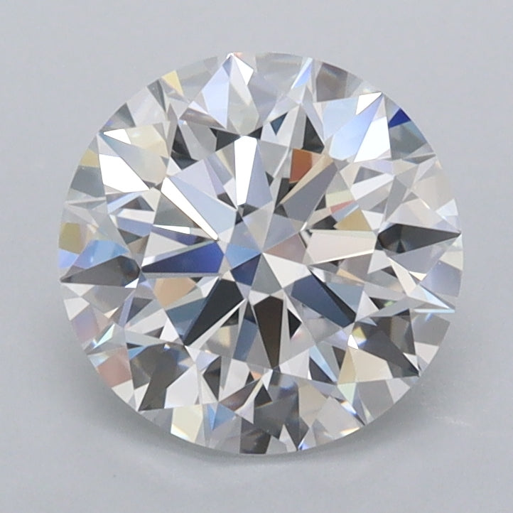 1.76 Carat Round Shaped, Ideal Cut, D Color, VVS1 Clarity, IGI Certified Lab Grown Diamond