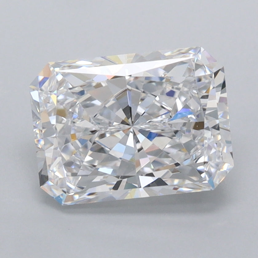 2.05 Carat Radiant Shaped, Ideal Cut, D Color, VS1 Clarity, IGI Certified Lab Grown Diamond