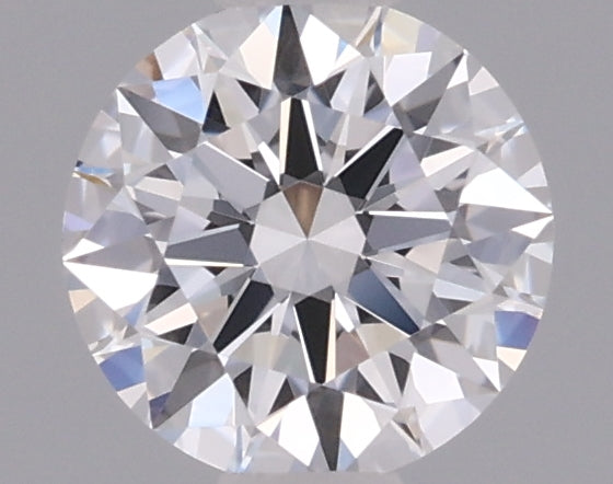 0.53 Carat Round Shaped, Ideal Cut, D Color, VVS2 Clarity, IGI Certified Lab Grown Diamond