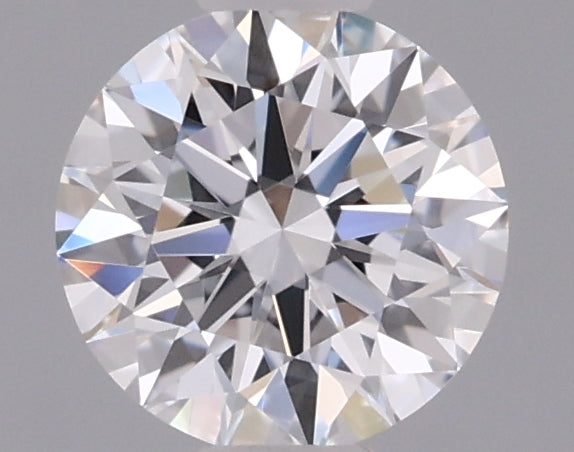 0.55 Carat Round Shaped, Excellent Cut, D Color, VVS2 Clarity, IGI Certified Lab Grown Diamond