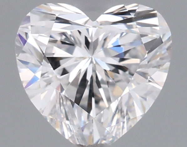0.91 Carat Heart Shaped, Very Good Cut, D Color, VVS1 Clarity, IGI Certified Lab Grown Diamond