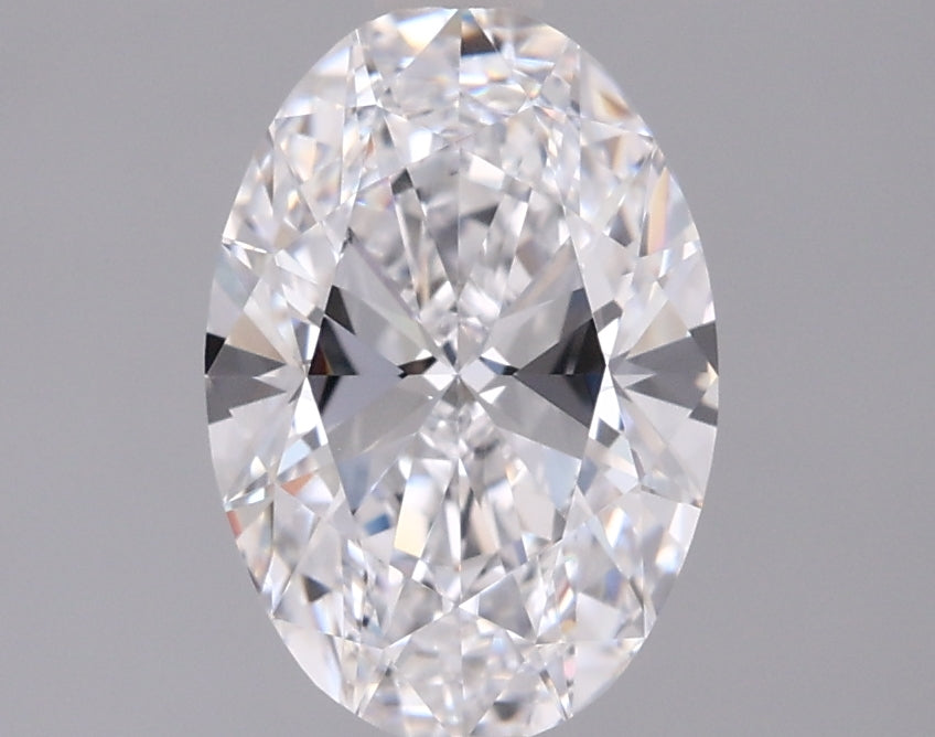 1.46 Carat Oval Shaped, Ideal Cut, D Color, VVS2 Clarity, IGI Certified Lab Grown Diamond