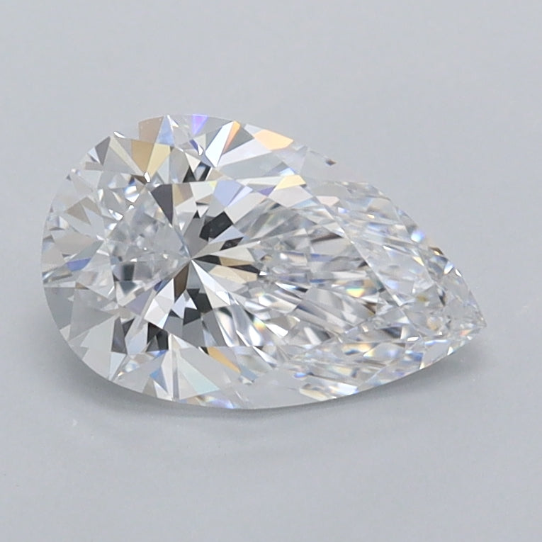 1.01 Carat Pear Shaped, Excellent Cut, D Color, VVS1 Clarity, IGI Certified Lab Grown Diamond