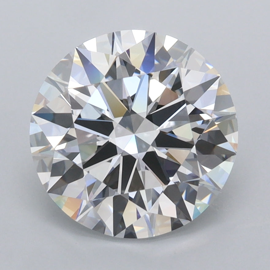 2.83 Carat Round Shaped, Ideal Cut, D Color, FL Clarity, IGI Certified Lab Grown Diamond