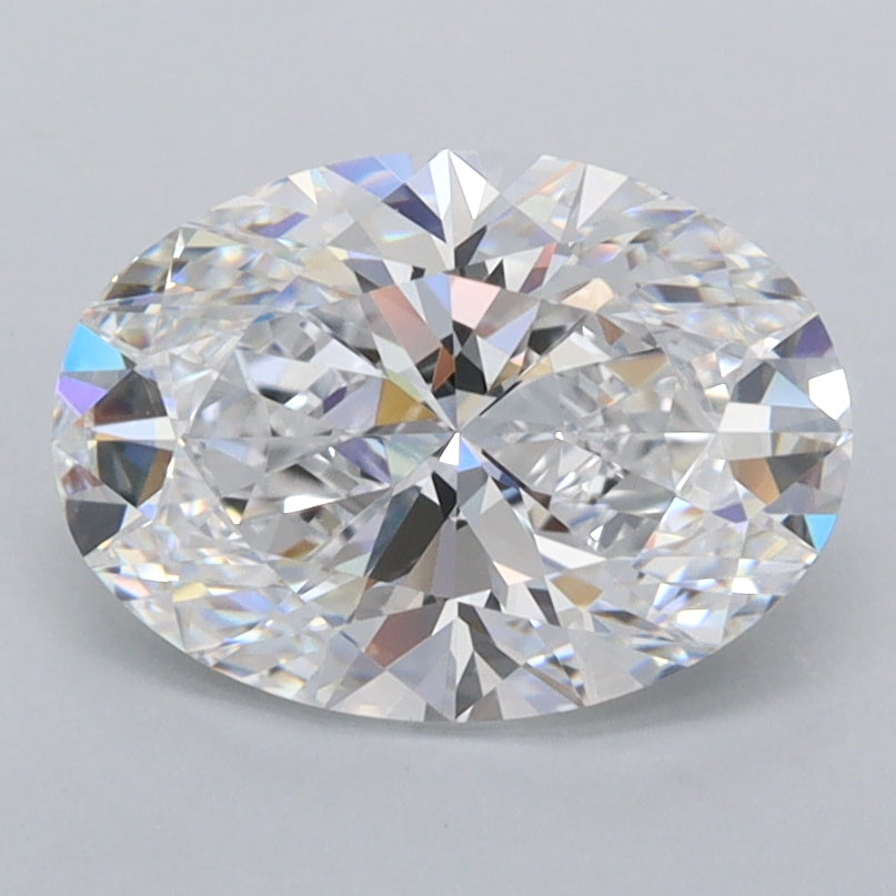 1.97 Carat Oval Shaped, Ideal Cut, D Color, FL Clarity, IGI Certified Lab Grown Diamond