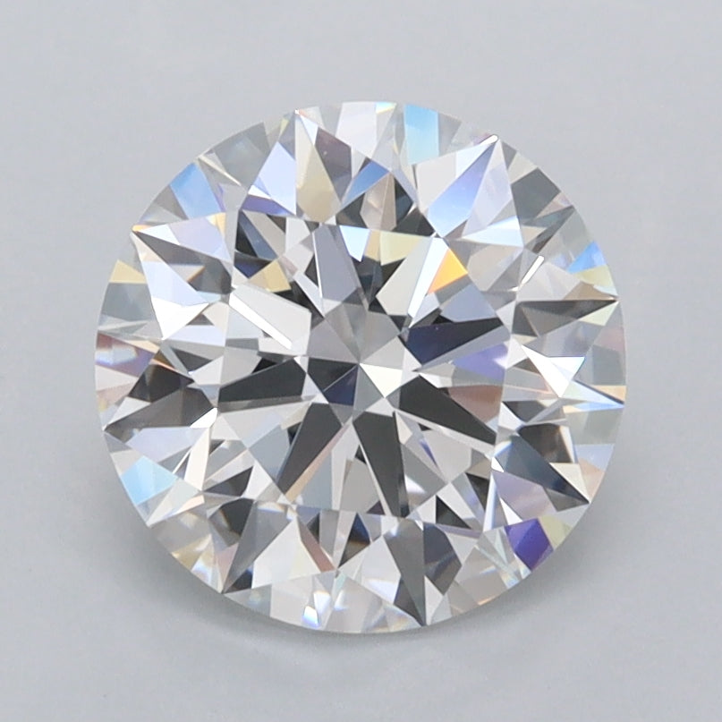 1.98 Carat Round Shaped, Ideal Cut, D Color, FL Clarity, IGI Certified Lab Grown Diamond