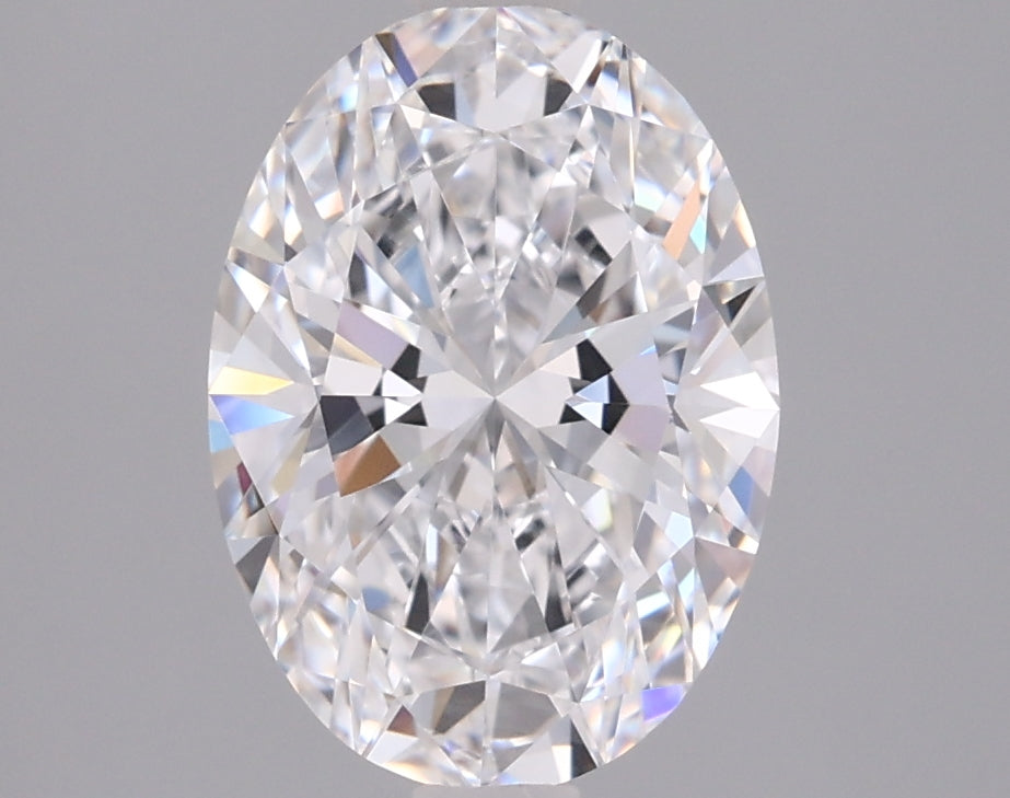 1.98 Carat Oval Shaped, Ideal Cut, D Color, VVS1 Clarity, IGI Certified Lab Grown Diamond