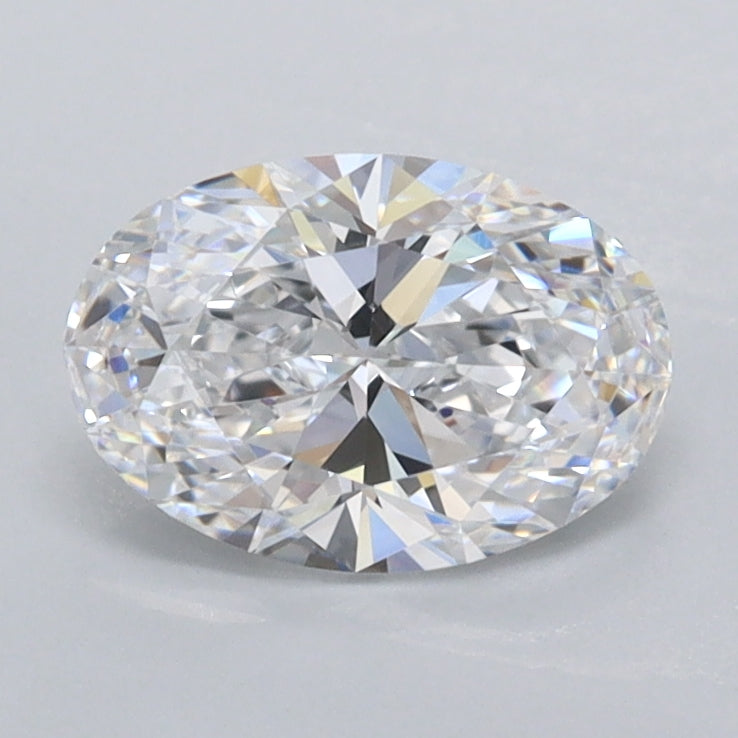 1.01 Carat Oval Shaped, Ideal Cut, D Color, IF Clarity, IGI Certified Lab Grown Diamond