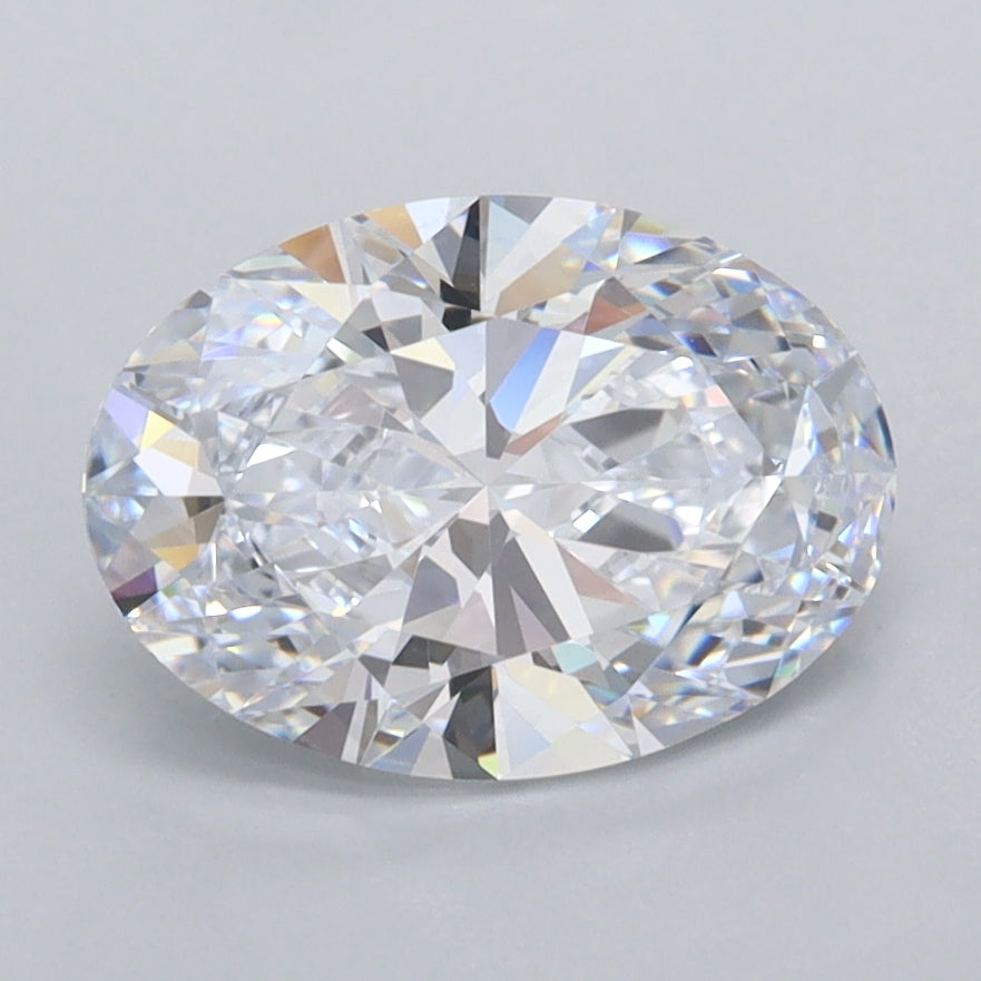 1.86 Carat Oval Shaped, Ideal Cut, D Color, FL Clarity, IGI Certified Lab Grown Diamond