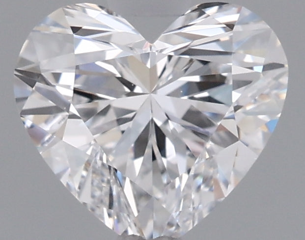 0.98 Carat Heart Shaped, Ideal Cut, D Color, VVS2 Clarity, IGI Certified Lab Grown Diamond