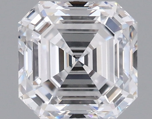 1.01 Carat Asscher Shaped, Ideal Cut, D Color, VVS2 Clarity, IGI Certified Lab Grown Diamond