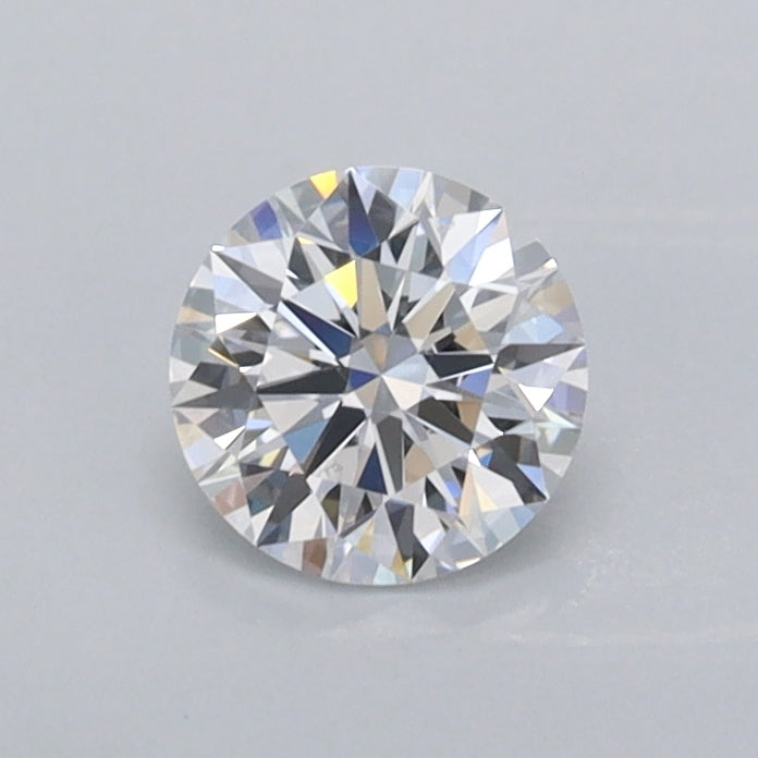 0.54 Carat Round Shaped, Ideal Cut, D Color, VVS2 Clarity, IGI Certified Lab Grown Diamond