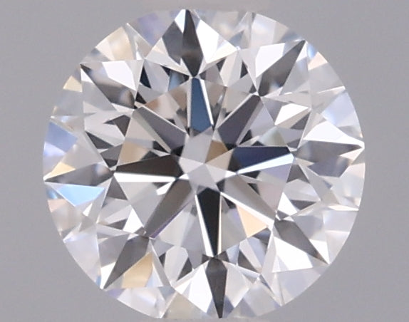 0.53 Carat Round Shaped, Excellent Cut, D Color, VVS2 Clarity, IGI Certified Lab Grown Diamond