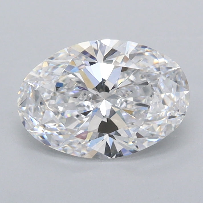 1.01 Carat Oval Shaped, Ideal Cut, D Color, IF Clarity, IGI Certified Lab Grown Diamond