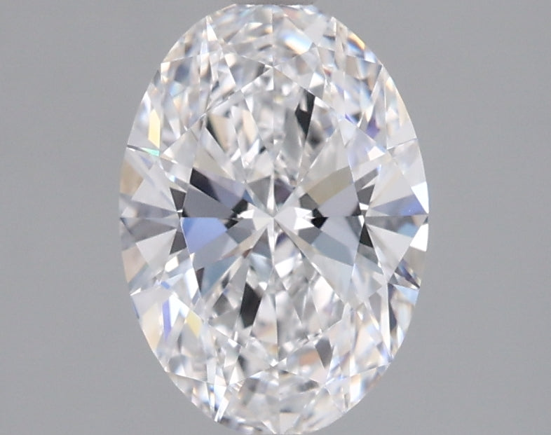1.50 Carat Oval Shaped, Ideal Cut, D Color, VVS2 Clarity, IGI Certified Lab Grown Diamond
