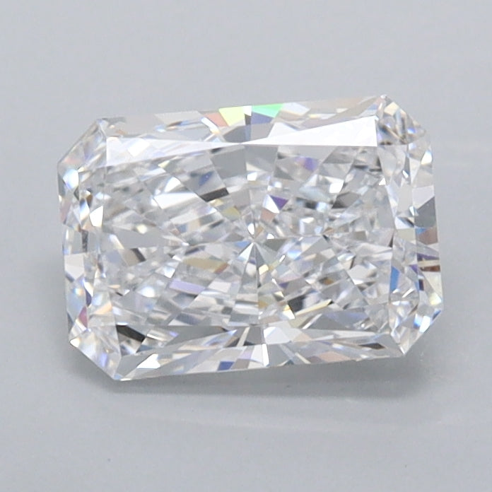 1.01 Carat Radiant Shaped, Excellent Cut, D Color, VVS2 Clarity, IGI Certified Lab Grown Diamond
