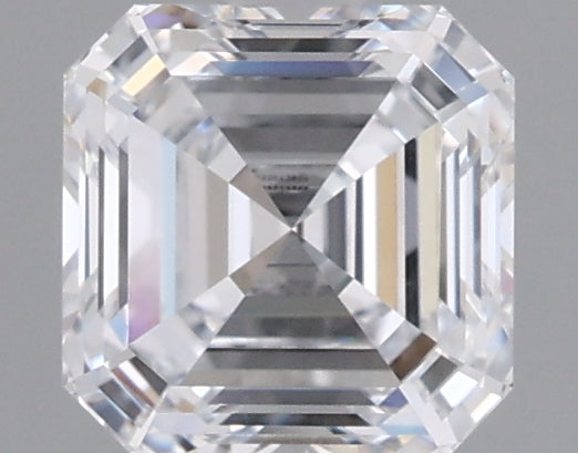 1.01 Carat Asscher Shaped, Excellent Cut, D Color, VVS2 Clarity, IGI Certified Lab Grown Diamond