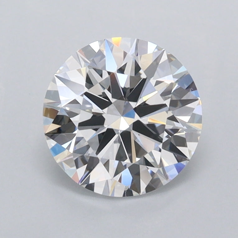 1.23 Carat Round Shaped, Ideal Cut, D Color, FL Clarity, IGI Certified Lab Grown Diamond