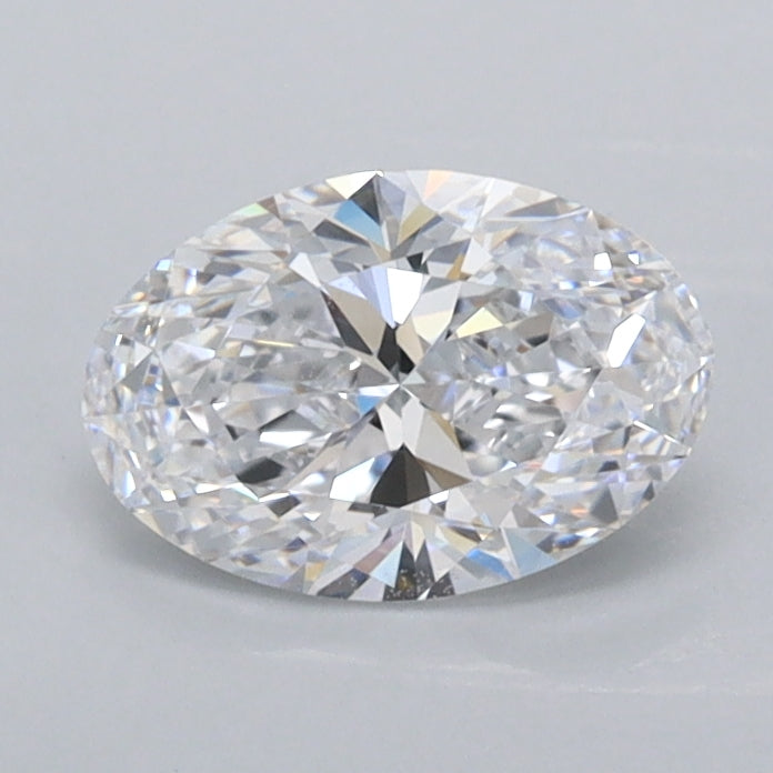 0.82 Carat Oval Shaped, Ideal Cut, D Color, FL Clarity, IGI Certified Lab Grown Diamond