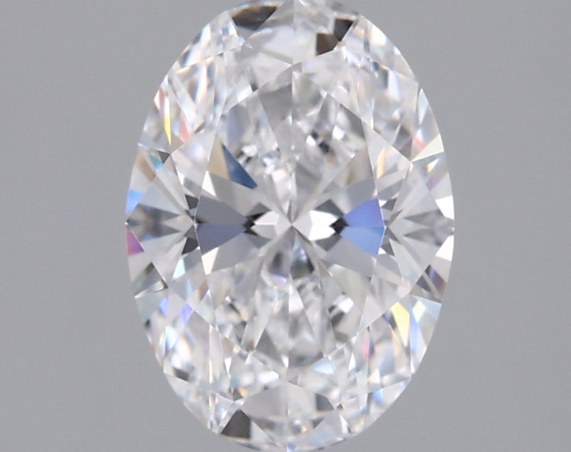 1.42 Carat Oval Shaped, Ideal Cut, D Color, VVS1 Clarity, IGI Certified Lab Grown Diamond
