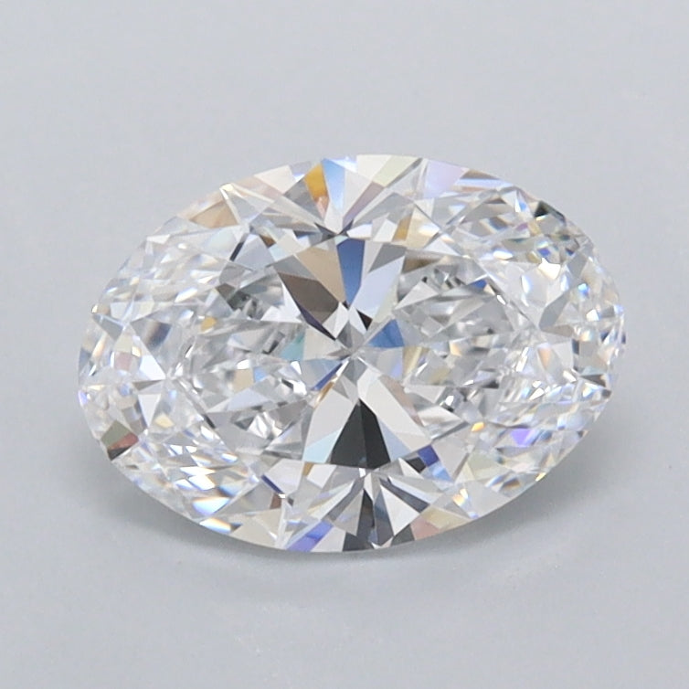 1.05 Carat Oval Shaped, Ideal Cut, D Color, FL Clarity, IGI Certified Lab Grown Diamond