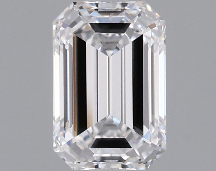 0.94 Carat Emerald Shaped, Ideal Cut, D Color, VVS2 Clarity, IGI Certified Lab Grown Diamond