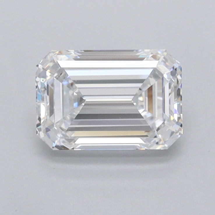 1.00 Carat Emerald Shaped, Ideal Cut, D Color, FL Clarity, IGI Certified Lab Grown Diamond
