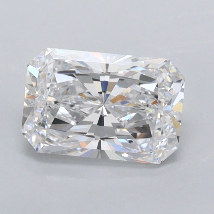 1.03 Carat Radiant Shaped, Ideal Cut, D Color, VS1 Clarity, IGI Certified Lab Grown Diamond