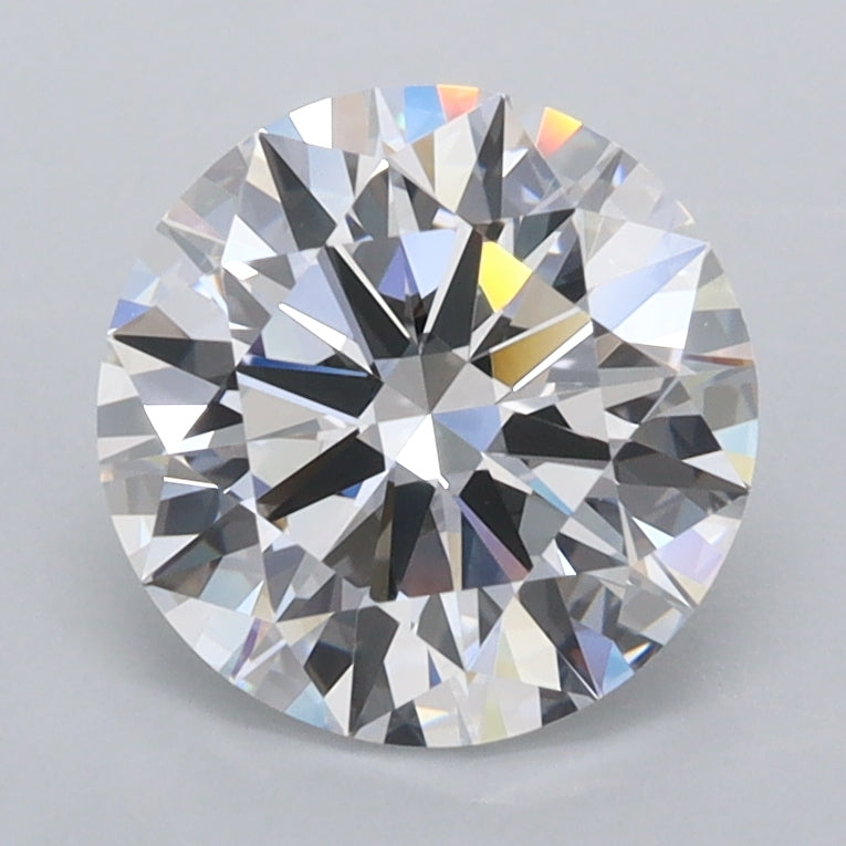 1.94 Carat Round Shaped, Ideal Cut, D Color, FL Clarity, IGI Certified Lab Grown Diamond