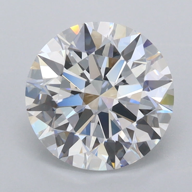 1.75 Carat Round Shaped, Ideal Cut, D Color, FL Clarity, IGI Certified Lab Grown Diamond