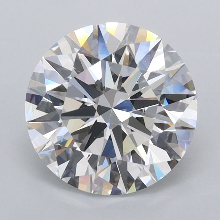 1.93 Carat Round Shaped, Ideal Cut, D Color, FL Clarity, IGI Certified Lab Grown Diamond