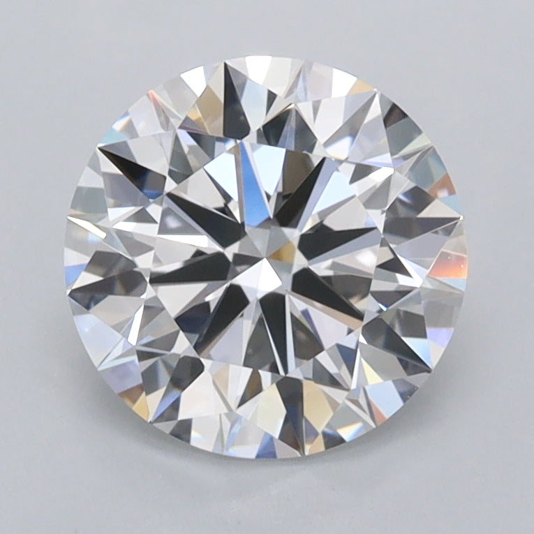 1.77 Carat Round Shaped, Ideal Cut, D Color, FL Clarity, IGI Certified Lab Grown Diamond