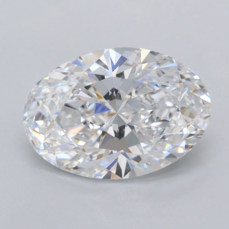 1.26 Carat Oval Shaped, Ideal Cut, D Color, VS1 Clarity, IGI Certified Lab Grown Diamond