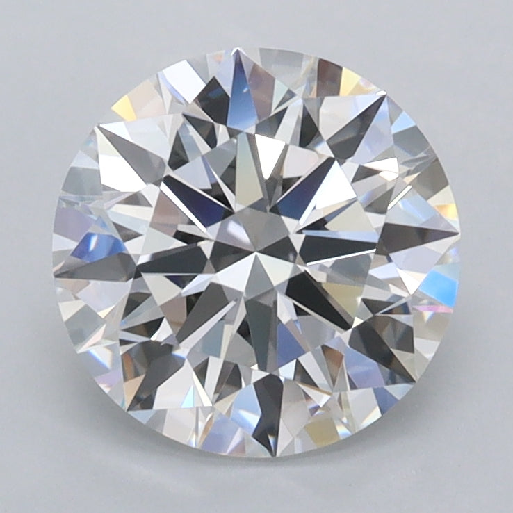 1.89 Carat Round Shaped, Ideal Cut, D Color, FL Clarity, IGI Certified Lab Grown Diamond