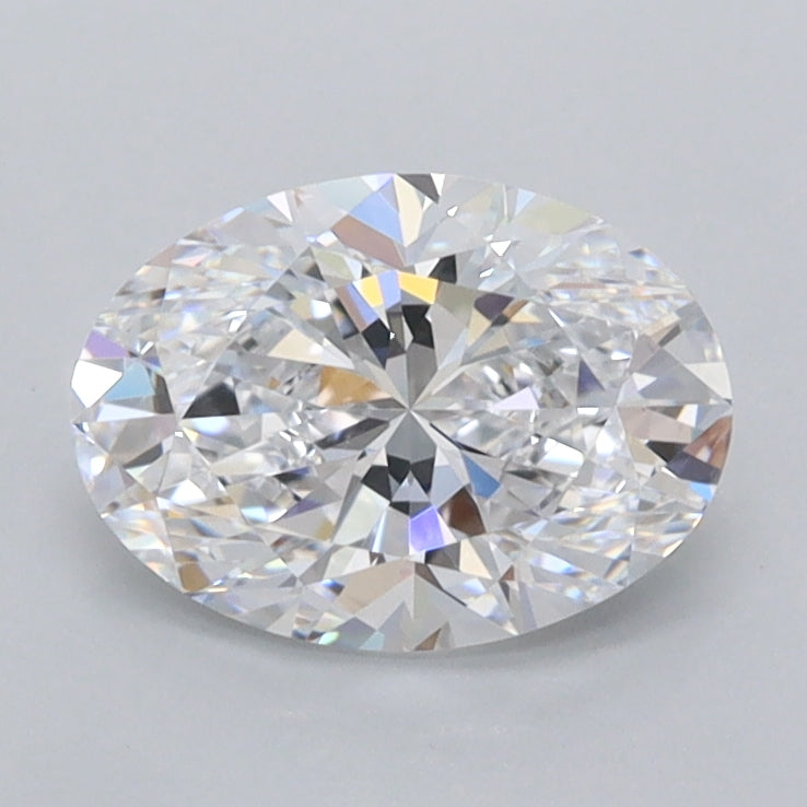 1.21 Carat Oval Shaped, Excellent Cut, D Color, FL Clarity, IGI Certified Lab Grown Diamond