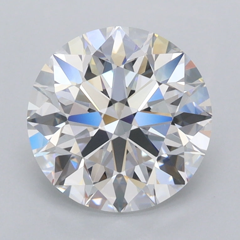 1.99 Carat Round Shaped, Excellent Cut, D Color, FL Clarity, IGI Certified Lab Grown Diamond