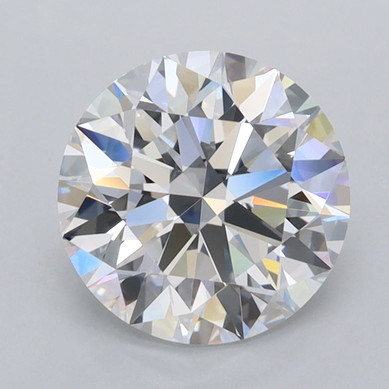 1.93 Carat Round Shaped, Ideal Cut, D Color, FL Clarity, IGI Certified Lab Grown Diamond