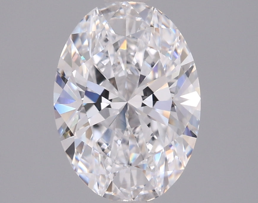 1.50 Carat Oval Shaped, Ideal Cut, D Color, VVS2 Clarity, IGI Certified Lab Grown Diamond