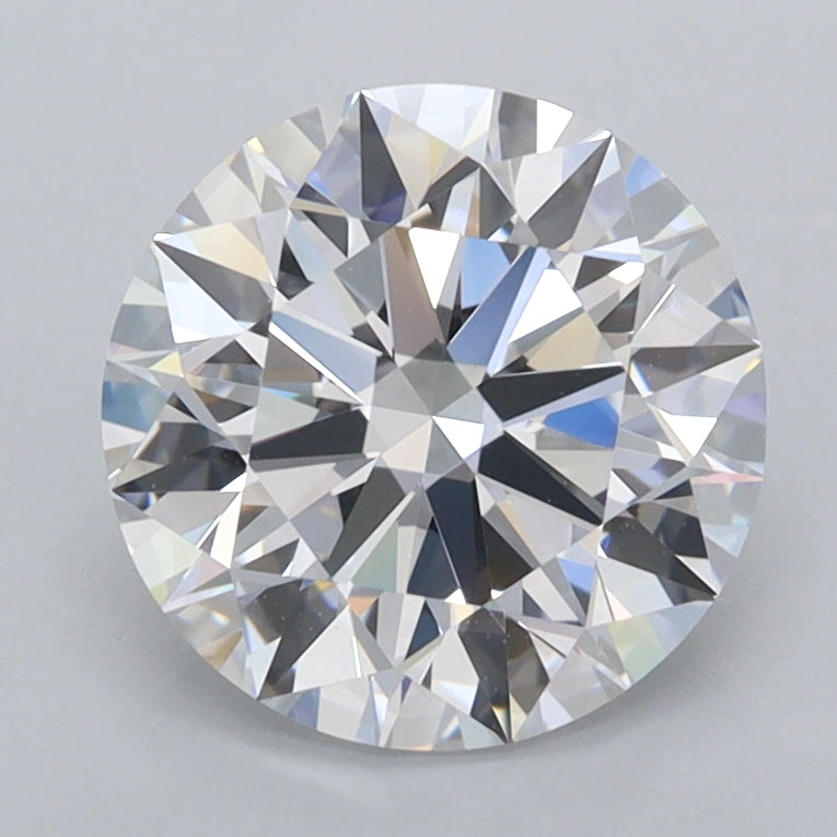2.15 Carat Round Shaped, Ideal Cut, D Color, FL Clarity, IGI Certified Lab Grown Diamond