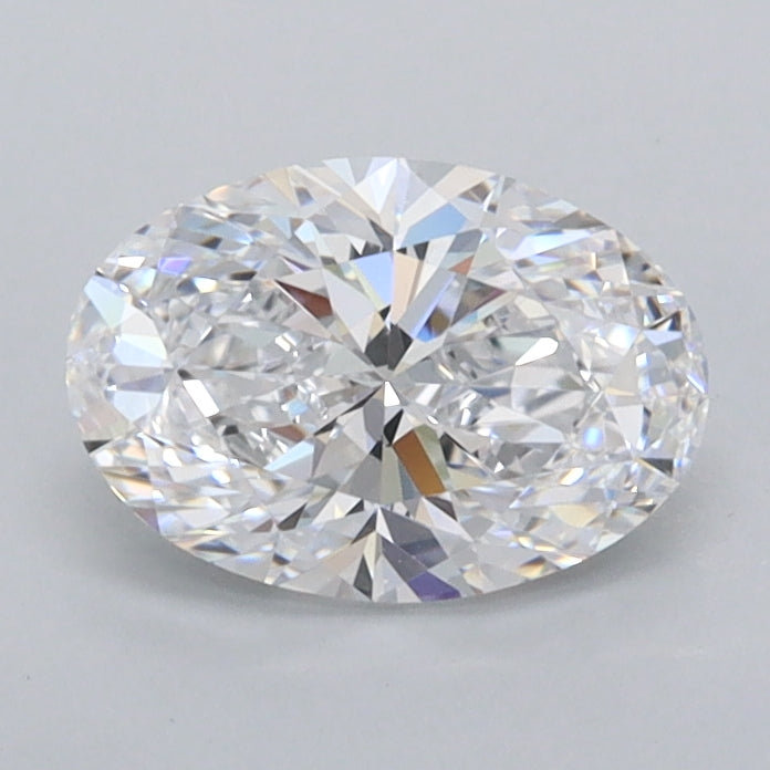 0.99 Carat Oval Shaped, Excellent Cut, D Color, FL Clarity, IGI Certified Lab Grown Diamond