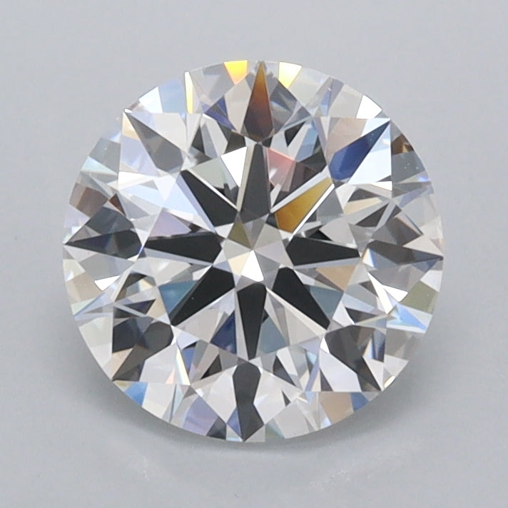 1.43 Carat Round Shaped, Ideal Cut, D Color, FL Clarity, IGI Certified Lab Grown Diamond
