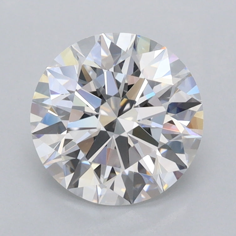 1.59 Carat Round Shaped, Ideal Cut, D Color, FL Clarity, IGI Certified Lab Grown Diamond