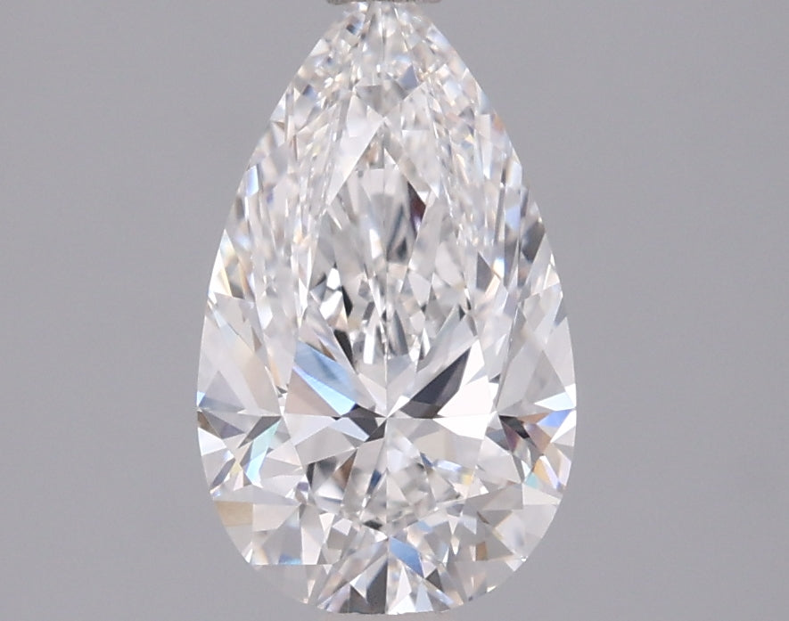 1.36 Carat Pear Shaped, Excellent Cut, D Color, VVS1 Clarity, IGI Certified Lab Grown Diamond
